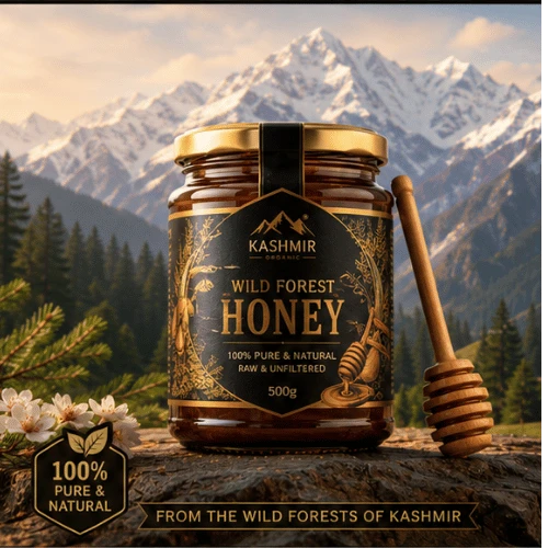 Kashmir Pure Honey – Wild Forest Honey 500g