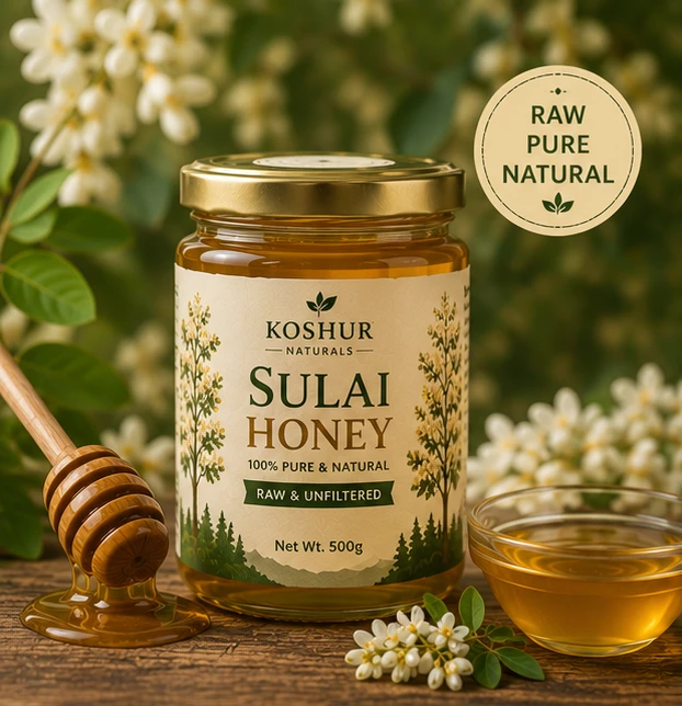 Pure Organic Sulai Honey 500 GM